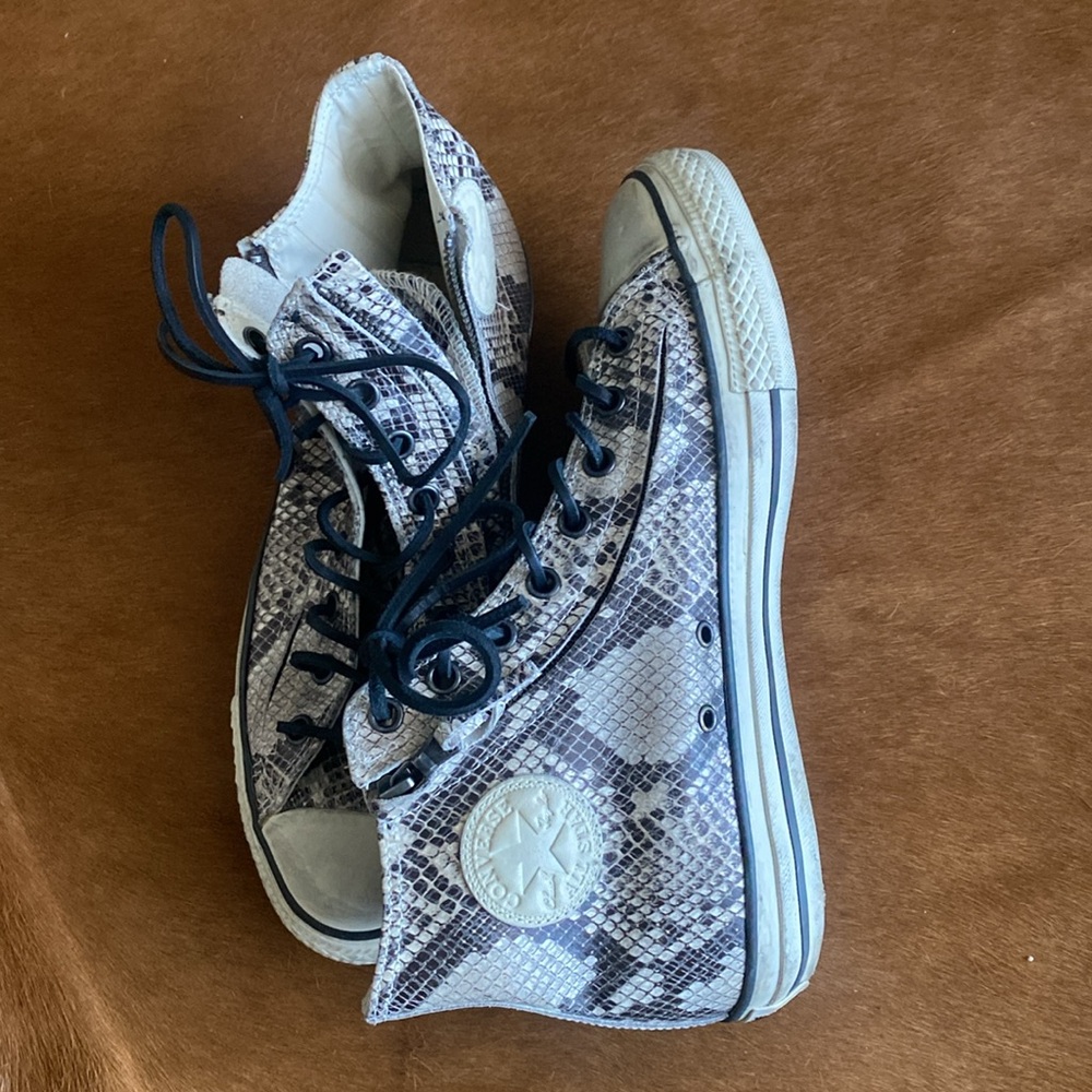 John Varvatos converse snakeskin